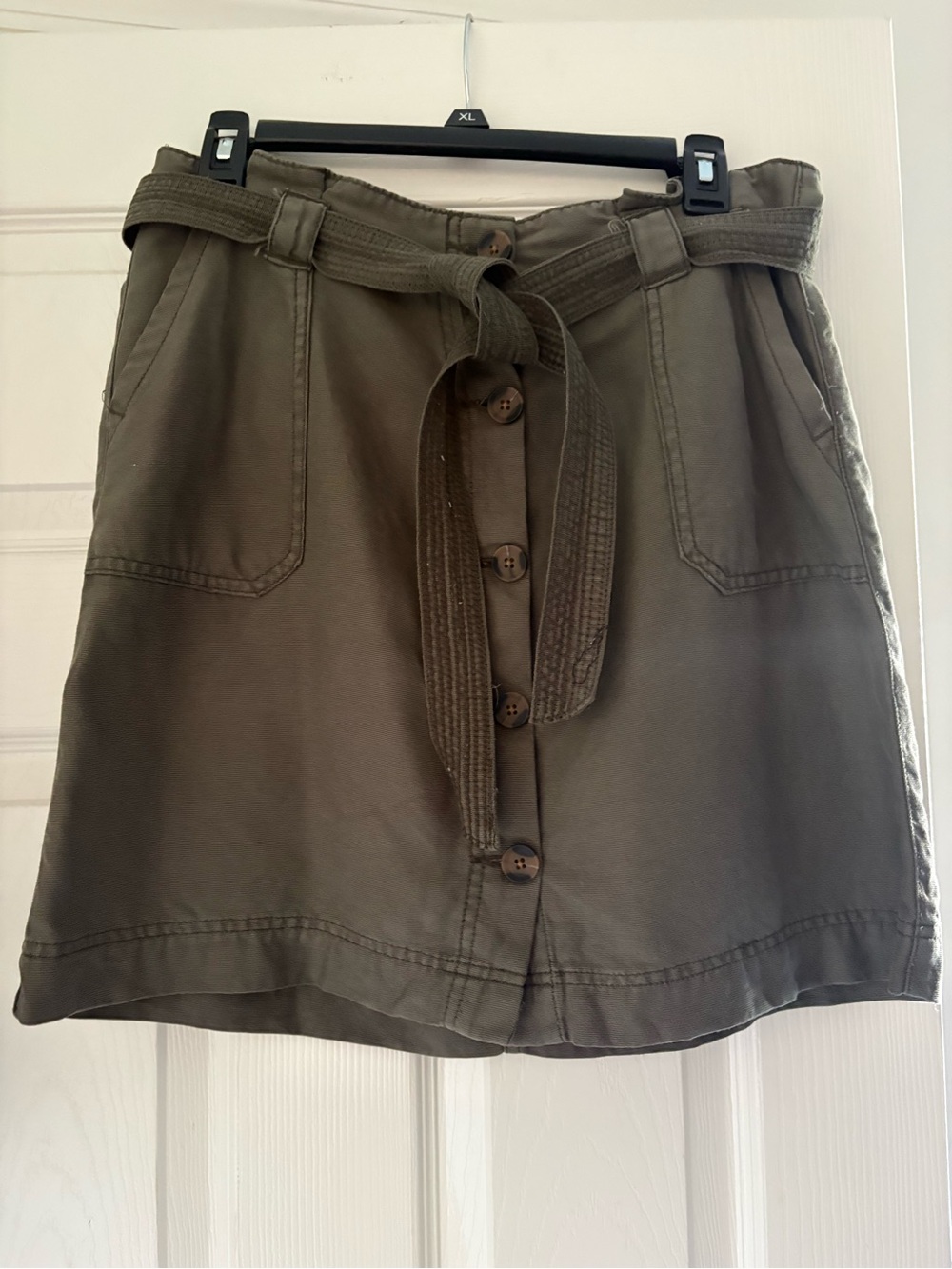 Hunter green skirt